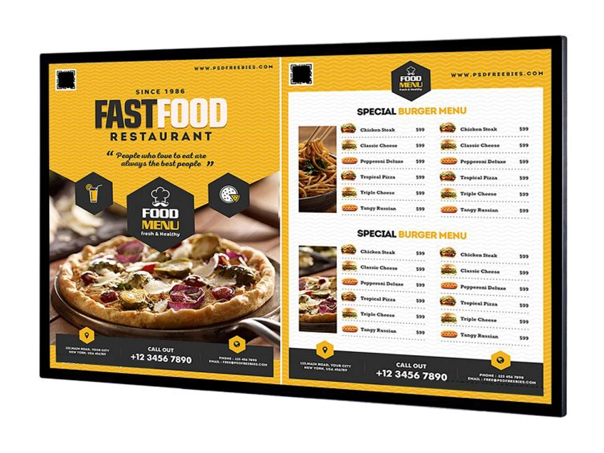 Indoor Wall Mounted Digital Signage